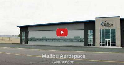 Malibu Aerospace Hangar Door